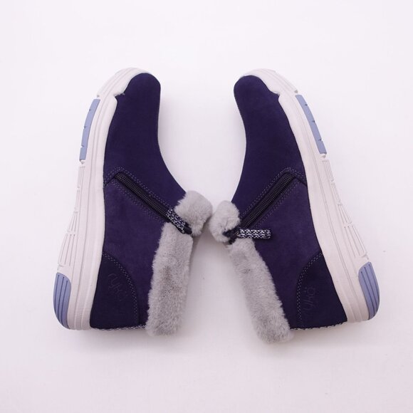 NEW Ryka Anchorage Mids Water-Repellent Suede Faux Fur Ankle Boots Size 11 Wide - Picture 3 of 9